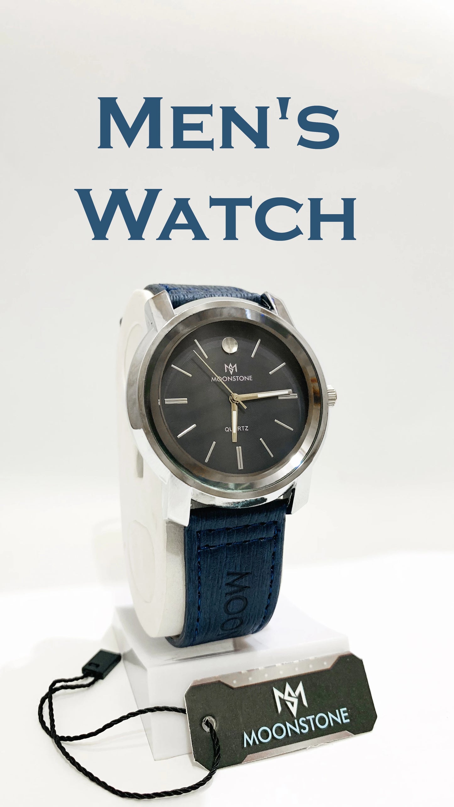 MAN'S GOOOD QULITY STRAP WATCH IN 5 COLOURS