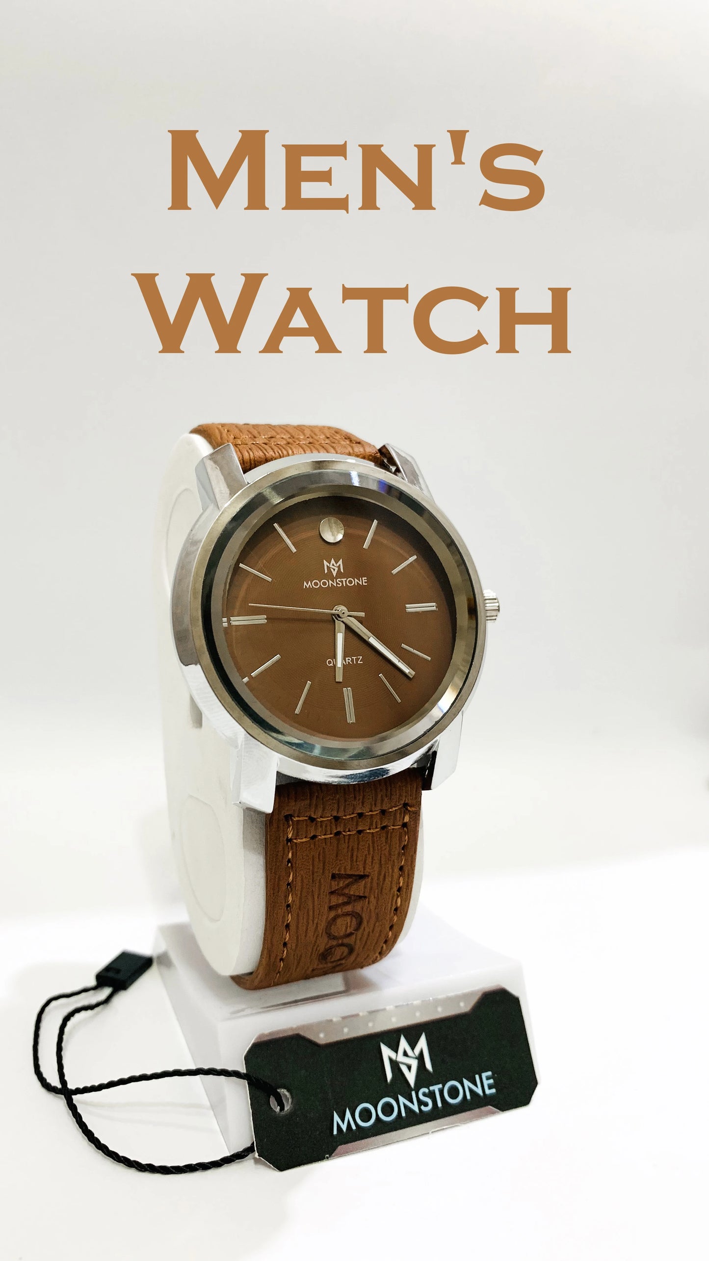 MAN'S GOOOD QULITY STRAP WATCH IN 5 COLOURS