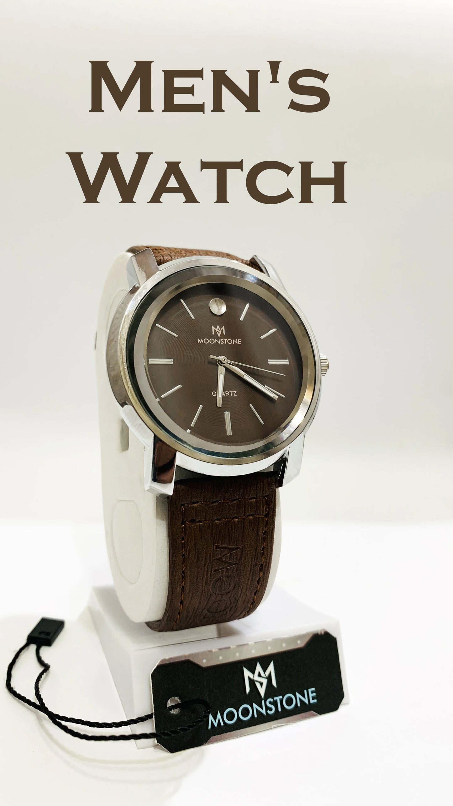 MAN'S GOOOD QULITY STRAP WATCH IN 5 COLOURS