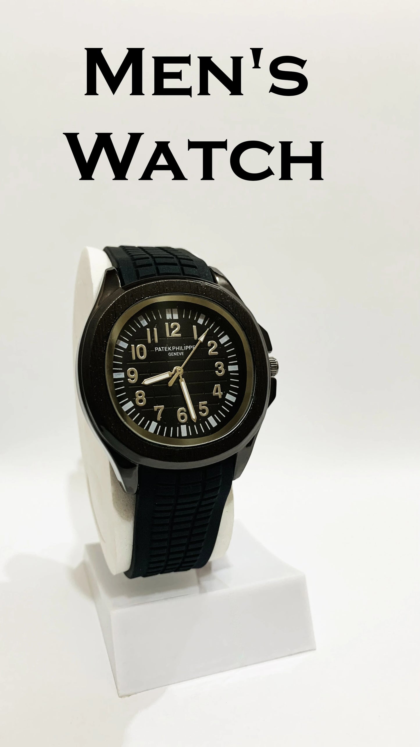 MAN'S GOOOD QULITY STRAP WATCH IN 2 COLOURS