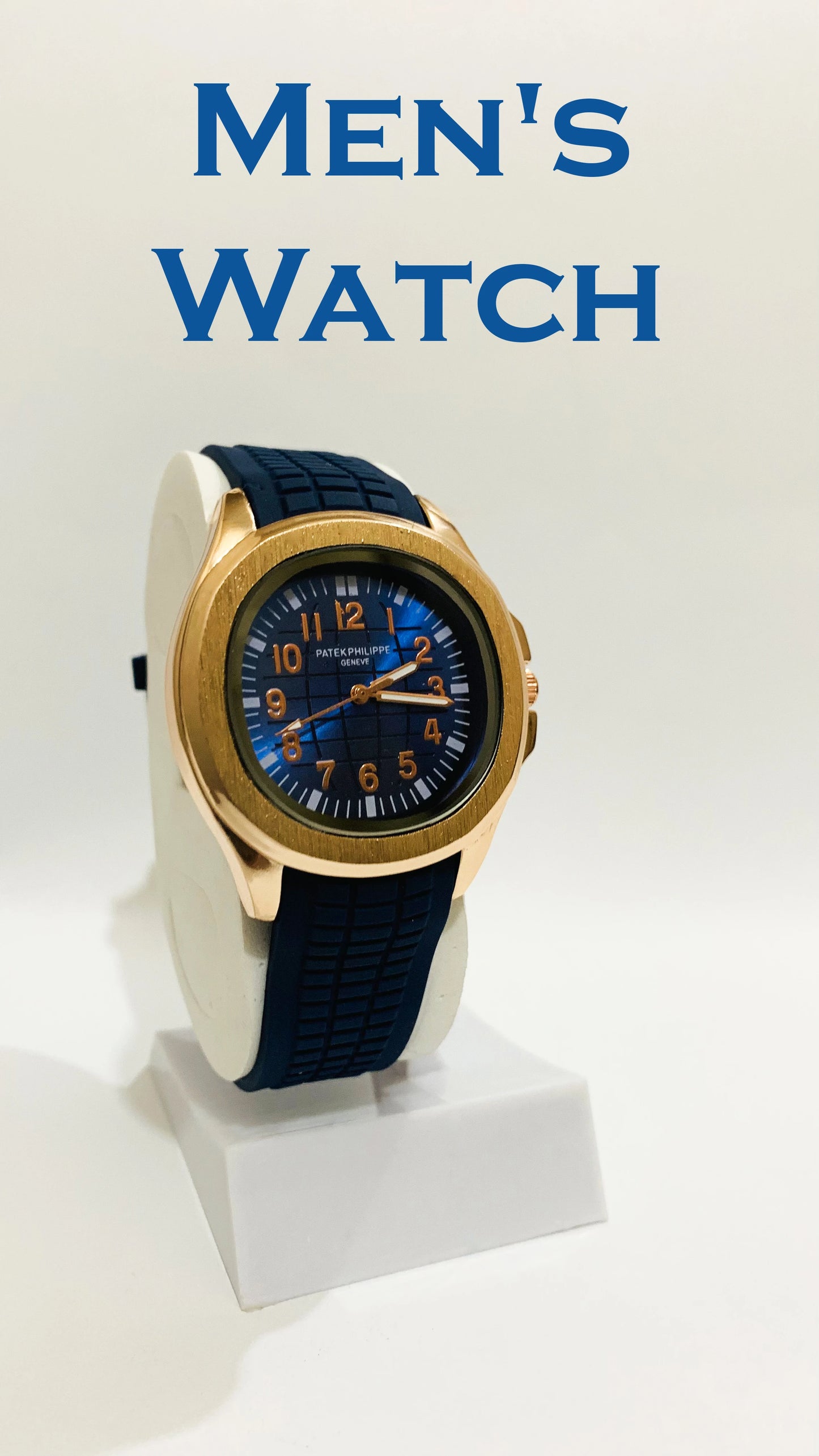 MAN'S GOOOD QULITY STRAP WATCH IN 2 COLOURS