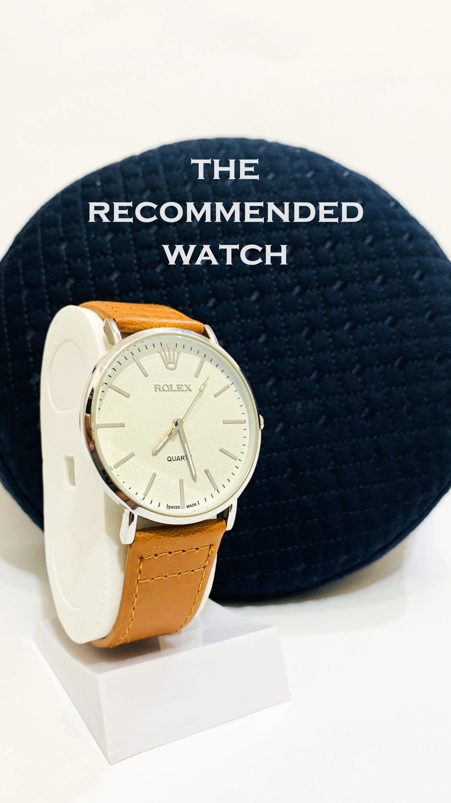 THE RECOMMENDED, MEN'S STRAP WATCH